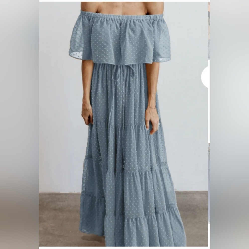 Swiss Dot Maxi Dress